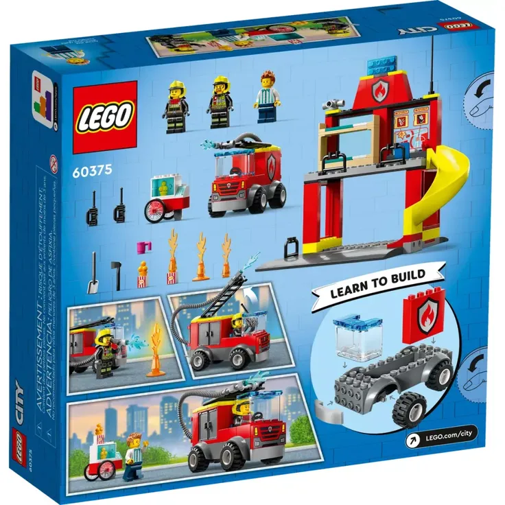 LEGO City 60375 'Feuerwehrstation und Löschauto', 153 Teile, ab 4 Jahren – Bild 4