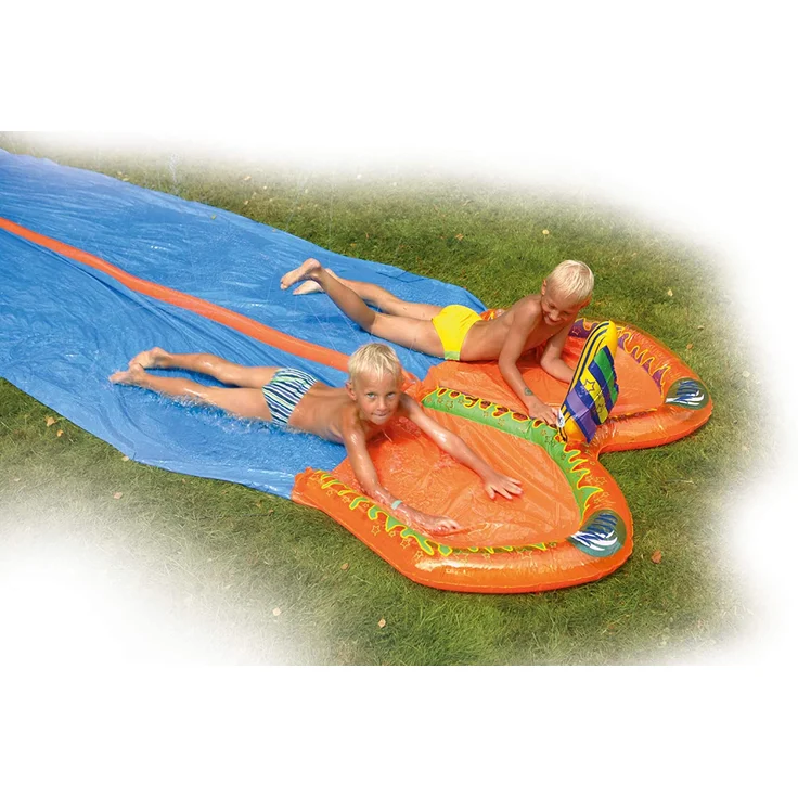Happy People 77825 'Wasserrutsche DUO', ca. 650 x 185 cm, ab 3 Jahren, orange - Preisvergleich – Bild 3