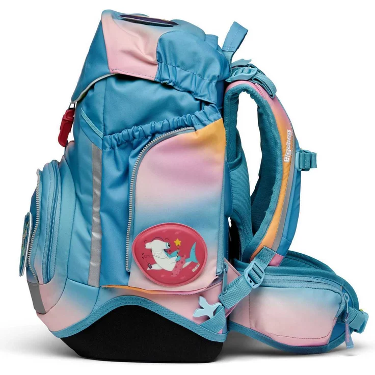 Ergobag Pack 'UrlaubsfieBär' Schulranzen-Set, 20 Liter, 6-teiliges Set, 2023, orange/pink/türkis – Bild 3