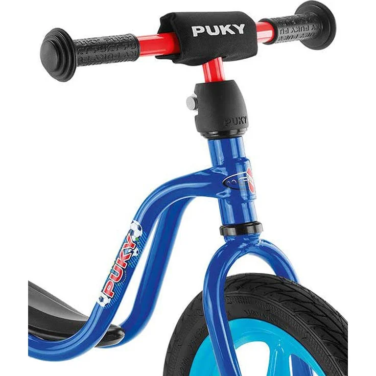 PUKY 4001 'LR 1 L' Laufrad, für Kinder ab 90 cm Körpergröße, bis 25 kg belastbar, höhenverstellbar, blau/Fußball – Bild 2