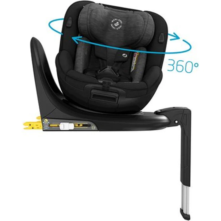 Maxi-Cosi 'Premium Mica i-Size' Reboarder 2020 Authentic Black von 0-18 kg (Gruppe 0+/1) – Bild 8