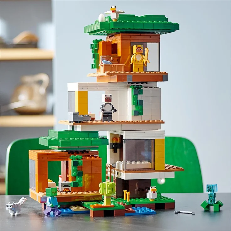 LEGO Minecraft 21174 'Das moderne Baumhaus', 909 Teile, ab 9 Jahren – Bild 6