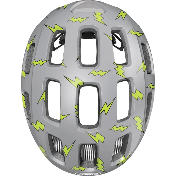 Abus 'Youn-I 2.0' Kinderfahrradhelm grey flash matt/shiny, Kopfumfang 48-54 cm, mit integriertem LED-Rücklicht – Bild 4