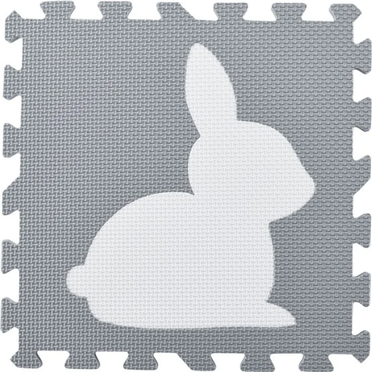 Juskys 'Timon' Puzzlematte, 36 Teile mit 16 Tieren in grau weiß, rutschfest & abwischbar – Bild 10