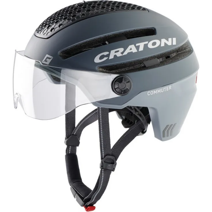 Cratoni Commuter Fahrradhelm grau in Gr. S/M (Kopfumfang: 54-58 cm)