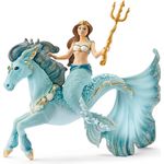 Schleich Bayala 70594 Meerjungfrau-Eyela auf Unterwasserpferd Spielfigur - Preisvergleich
