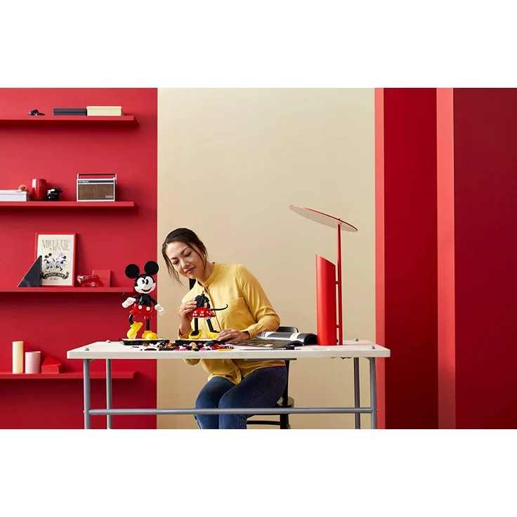 LEGO Disney 43179 'Micky Maus und Minnie Maus', 1739 Teile, ab 18 Jahren, viele fantastische Details, Retro-Optik – Bild 6