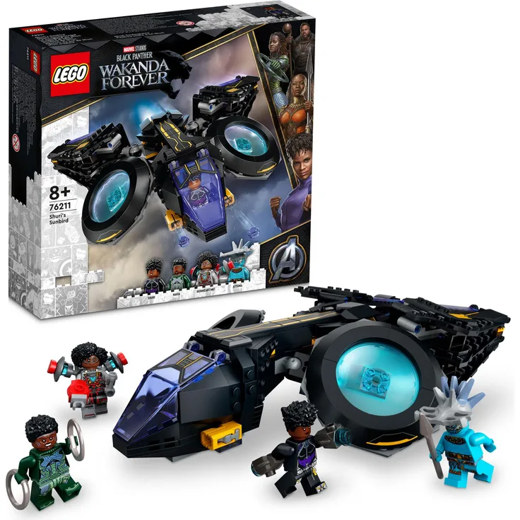 LEGO Marvel 76211 'Shuris Sonnenvogel', 355 Teile, ab 8 Jahren