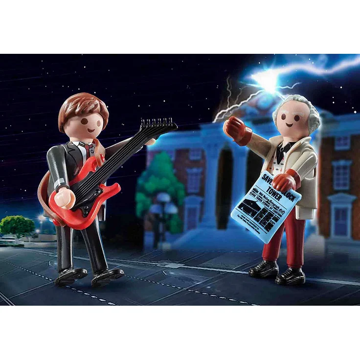 Playmobil Back to the Future 70459 'Marty Mcfly und Dr. Emmett Brown', 6 Teile, ab 6 Jahren – Bild 4