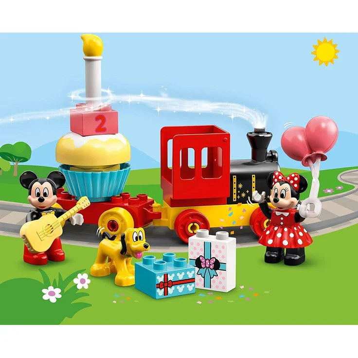 LEGO DUPLO Disney Junior 10941 'Mickys und Minnies Geburtstagszug', 22 Teile, ab 2 Jahren – Bild 6