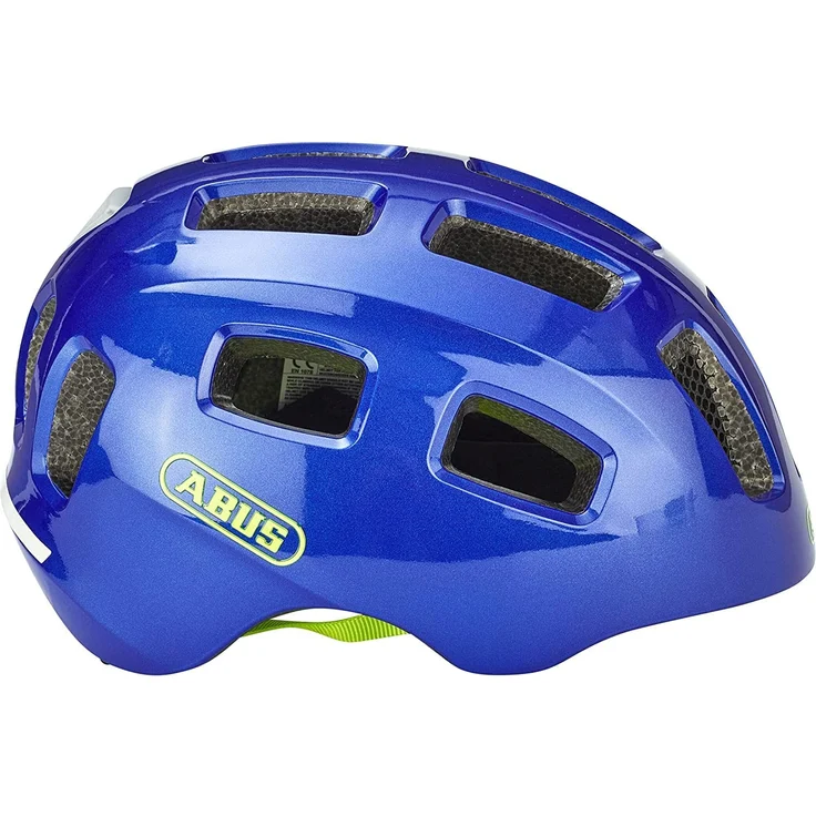 Abus 'Youn-I 2.0' Kinderfahrradhelm sparkling blue, Kopfumfang 48-54 cm, mit integriertem LED-Rücklicht – Bild 4
