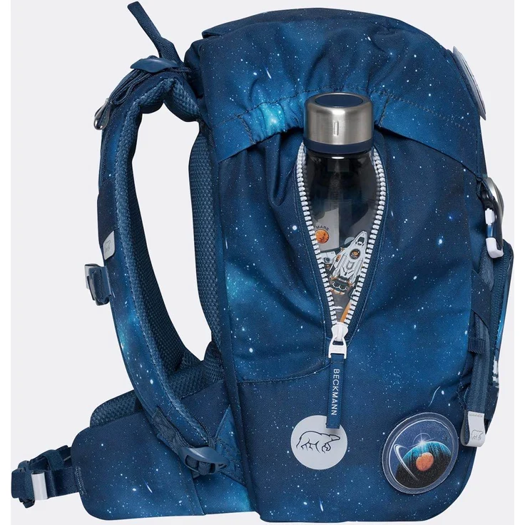 BECKMANN 'Schulrucksack Set Classic Space Mission', 6-teilig, 22 Liter, 940 g, blau – Bild 4