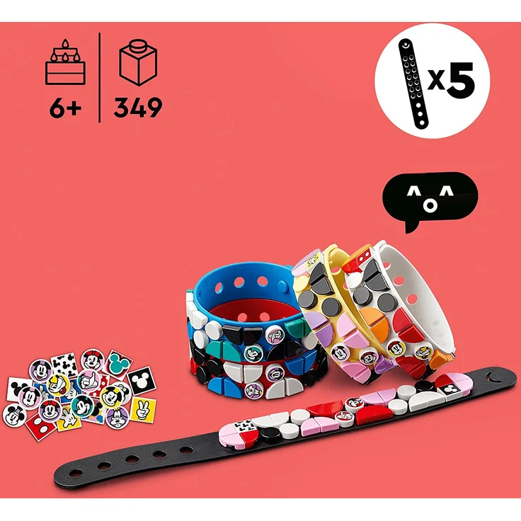 Lego DOTS 41947 'Mickys Armband-Kreativset', 349 Teile, ab 6 Jahren - Preisvergleich – Bild 4