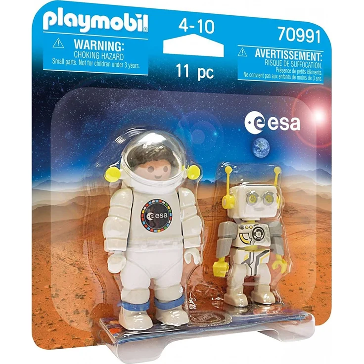 PLAYMOBIL Space 70991 'DuoPack ESA Astronaut und ROBert', 11 Teile, ab 4 Jahren – Bild 2