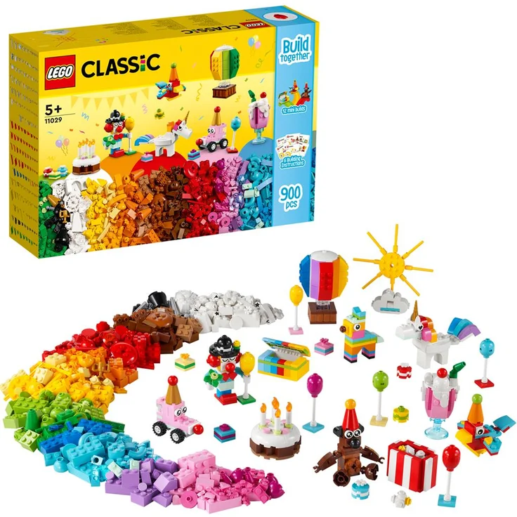 LEGO Classic 11029 'Party Kreativ-Bauset', 900 Teile, ab 5 Jahren – Bild 1