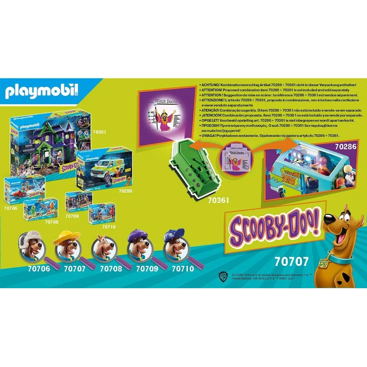 Playmobil SCOOBY-DOO! 70707 'Abenteuer mit Witch Doctor', 46 Teile, ab 5 Jahren - Preisvergleich – Bild 4