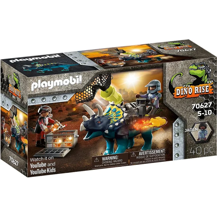 Playmobil Dino Rise 70627 'Triceratops: Randale um die legendären Steine', 40 Teile, ab 5 Jahren – Bild 1