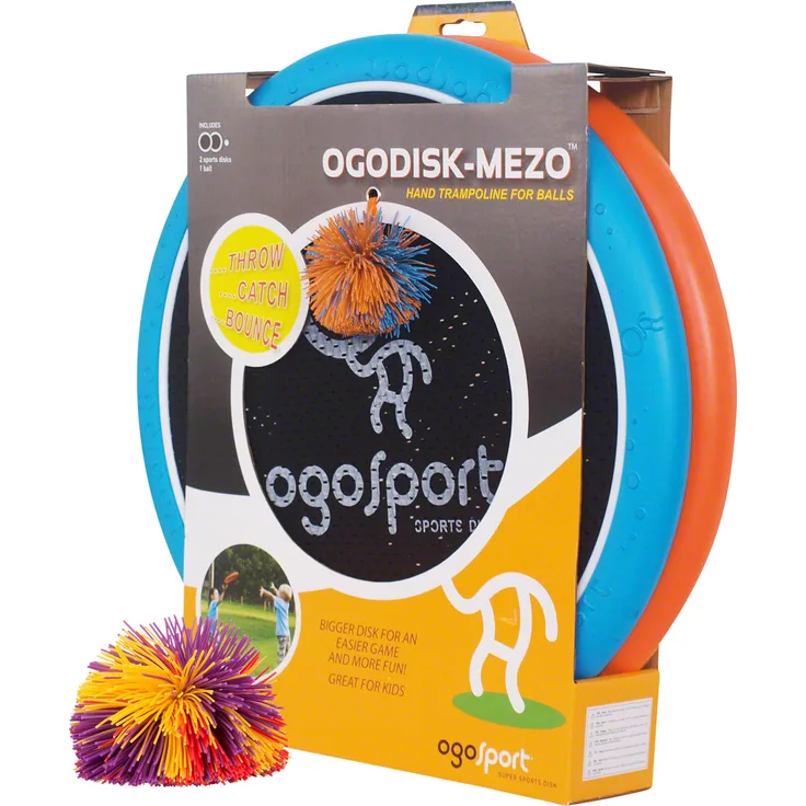 2 OgoSport Softdiscs, 2 Ogo Spiel-Bälle, Fang Wurfspiel