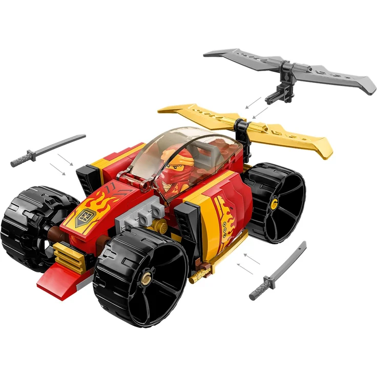LEGO Ninjago 71780 'Kais Ninja-Rennwagen EVO', 94 Teile, ab 6 Jahren – Bild 6