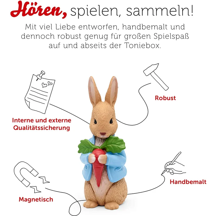 Tonies Peter Hase und seine Freunde 'Ein Geschichten-Schatz', Hörfigur mit ca. 65 Minuten Spielzeit, ab 3 Jahren – Bild 5