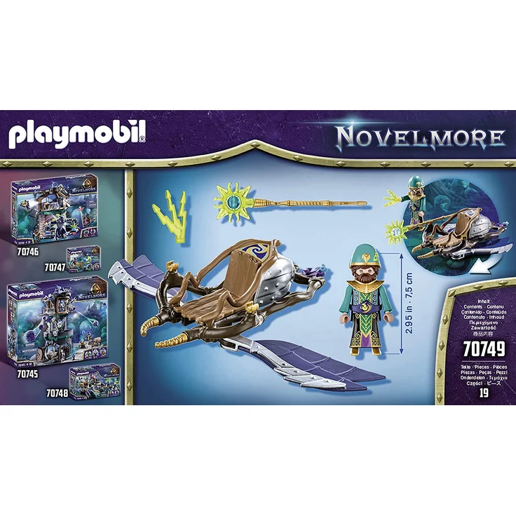 PLAYMOBIL Novelmore 70749 'Violet Vale - Magier der Lüfte', 19 Teile, ab 4 Jahren – Bild 4