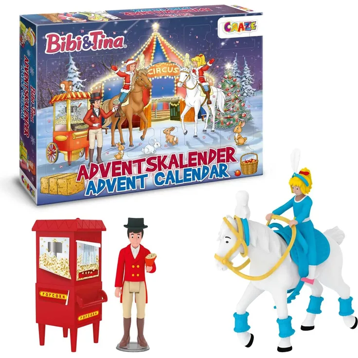 Craze Bibi & Tina 'Weihnachtszirkus', Adventskalender 2022, ab 3 Jahren