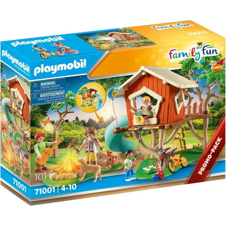 Playmobil Family Fun 71001 'Abenteuer-Baumhaus mit Rutsche', 101 Teile, ab 4 Jahren – Bild 1