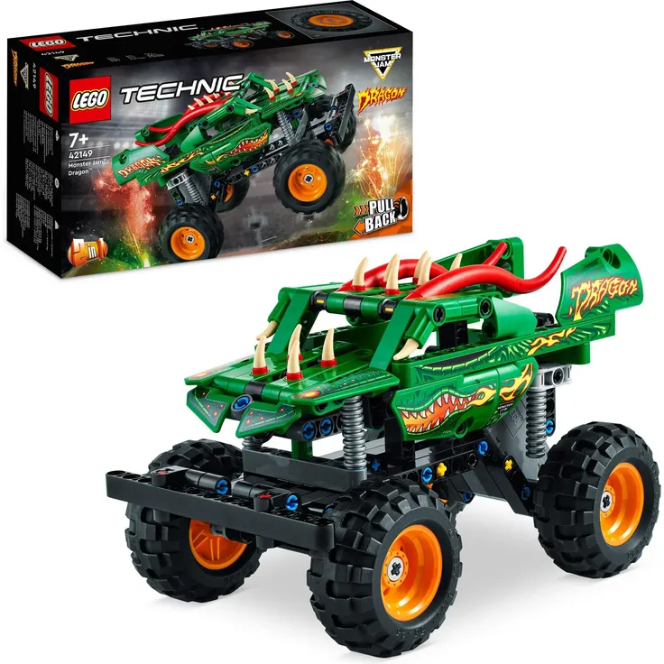 LEGO Technic 42149 'Monster Jam Dragon', 217 Teile, ab 7 Jahren – Bild 1
