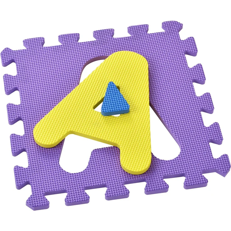Juskys 'Kinder Puzzlematte Kim', 36 Teile, mit Buchstaben A-Z & Zahlen 0-9, rutschfest & abwischbar, ab 10 Monate, Eva Schaumstoff – Bild 4