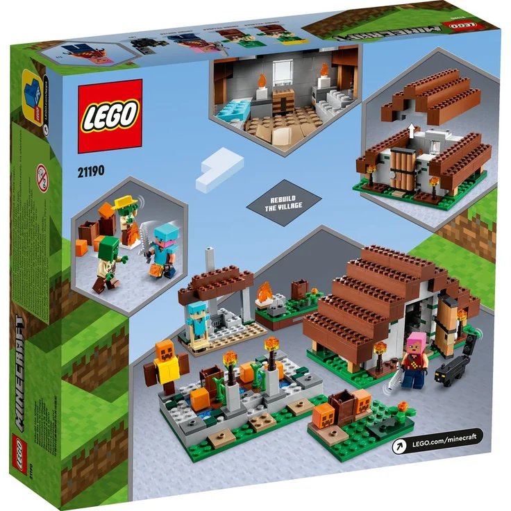 LEGO Minecraft 21190 'Das verlassene Dorf', 422 Teile, ab 8 Jahren – Bild 4