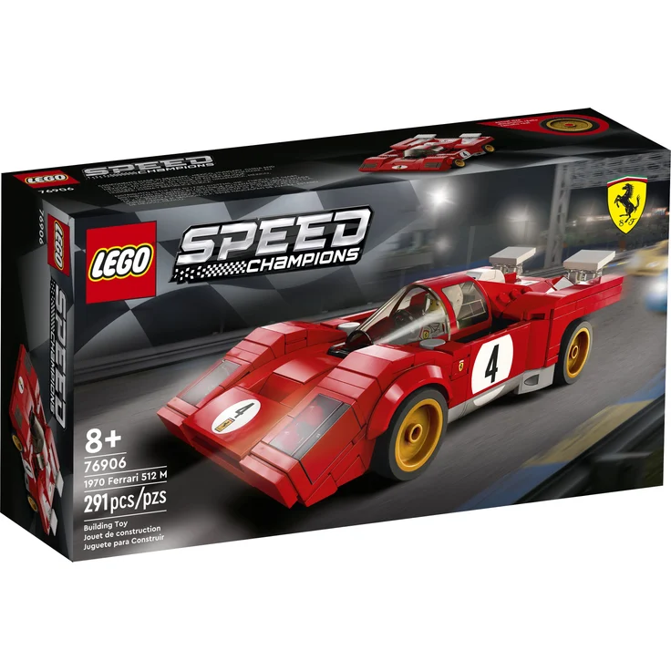 LEGO Speed Champions 76906 '1970 Ferrari 512 M', 291 Teile, ab 8 Jahren – Bild 3