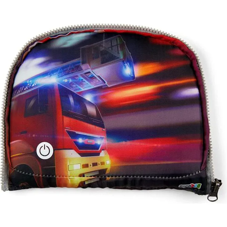 Ergobag 'LED Zippies Feuerwehr', 15 x 23 x 1 cm, Polyester