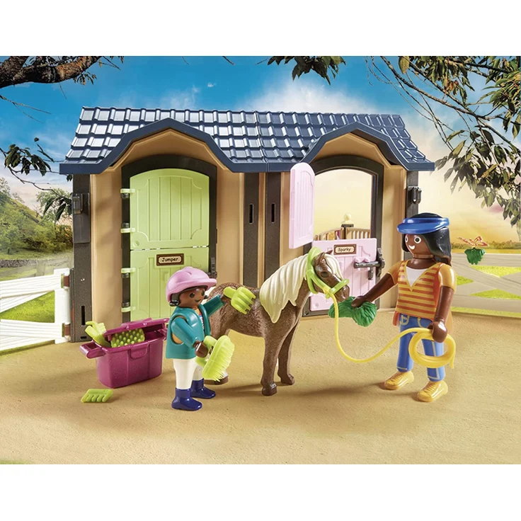 PLAYMOBIL Country 70995 'Reitunterricht mit Pferdeboxen', 211 Teile, ab 4 Jahren – Bild 7