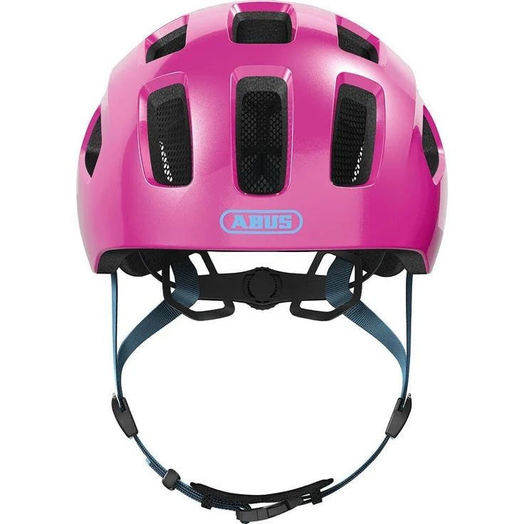 Abus 'Youn-I 2.0' Kinderfahrradhelm sparkling pink, Kopfumfang 48-54 cm, mit integriertem LED-Rücklicht – Bild 6