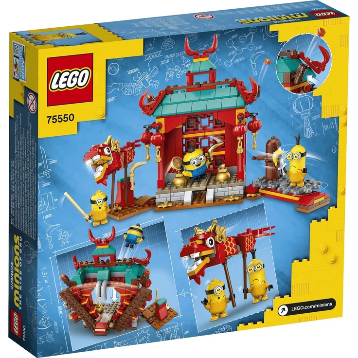 LEGO Minions 75550 'Minions Kung Fu Tempel', 310 Teile, ab 6 Jahren - Preisvergleich – Bild 4