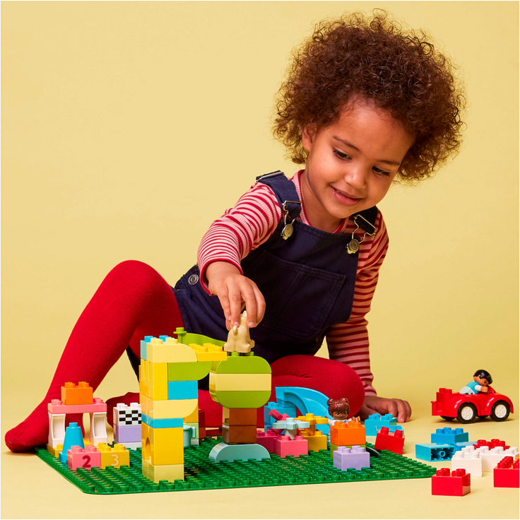 LEGO DUPLO 10980 'Bauplatte in Grün', 1 Teil, ab 1½ Jahren – Bild 4