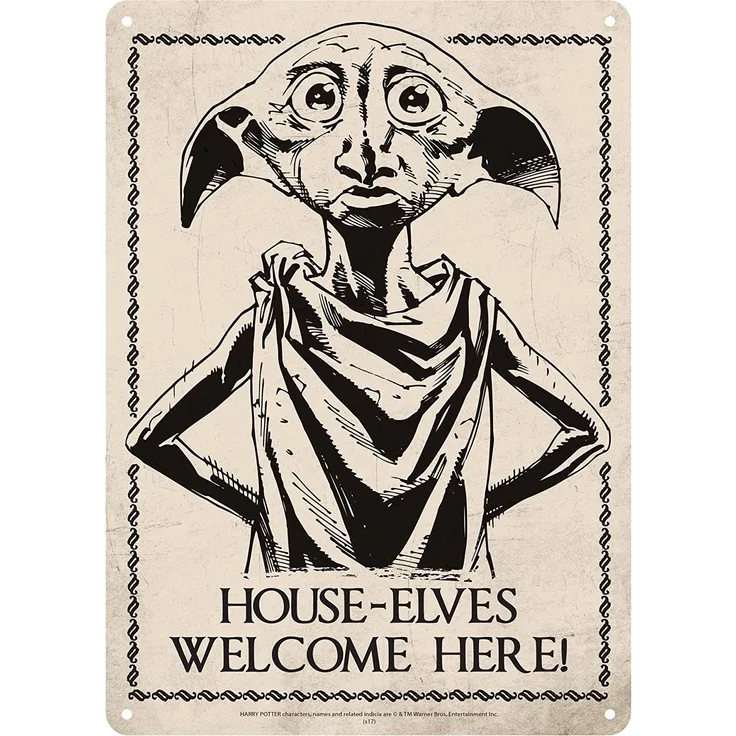 Harry Potter - Dobby A5 Blechschild