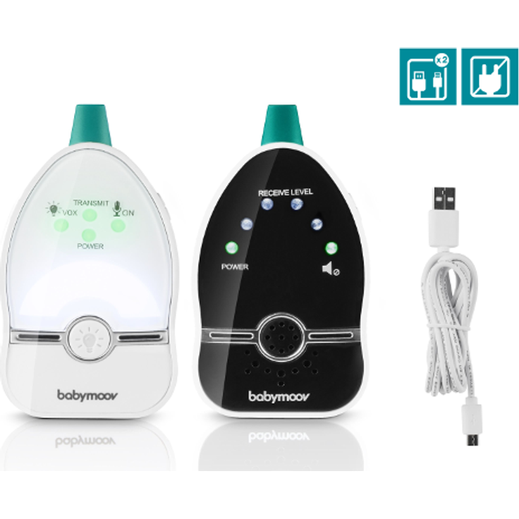 Babymoov 'EASY CARE' Babyphone, Digital Green Technologie (strahlungsarm), 500 m Reichweite – Bild 2