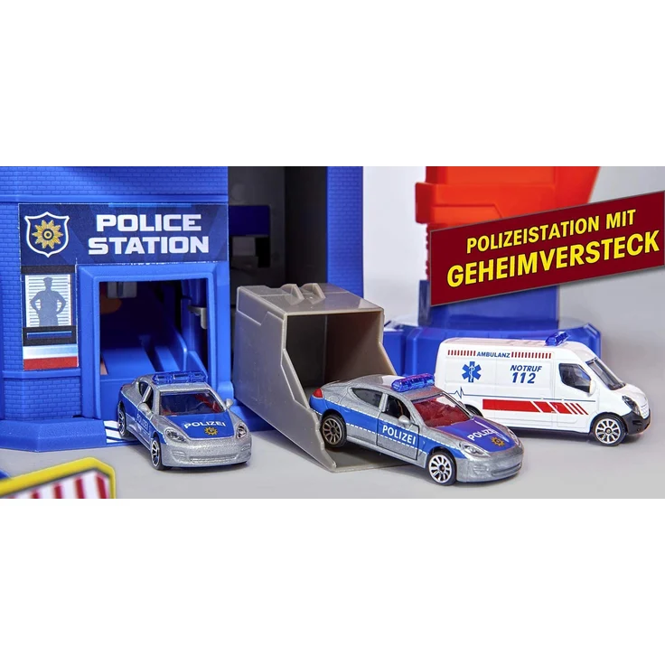 Majorette 'Super City Garage', motorisierte Bahn für Modellautos mit Parkplätzen und Eisenbahn, sieben Etagen, ab 5 Jahren – Bild 7