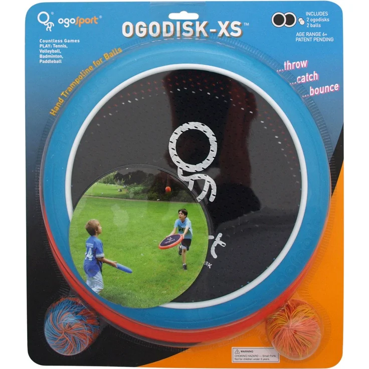 Schildkröt - Funsport 'Ogo Sport Set XS Disc', inkl. 2x Ogo Scheiben und 2x Ogo Bälle, ab 6 Jahren, blau/orange – Bild 2