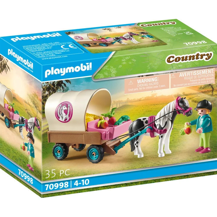 PLAYMOBIL Country 70998 'Ponykutsche', 35 Teile, ab 4 Jahren – Bild 1