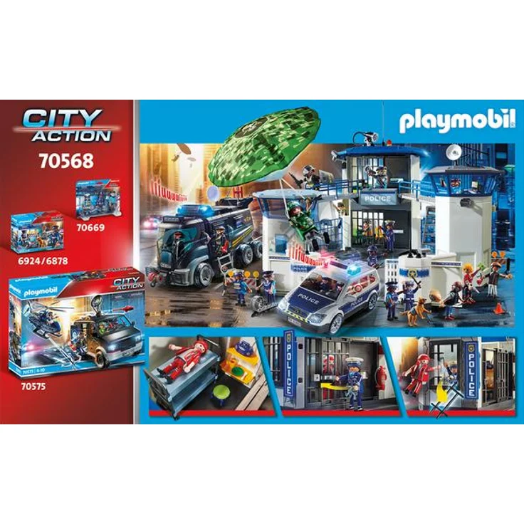 Playmobil City Action 70568 'Polizei: Flucht aus dem Gefängnis', 161 Teile, ab 4 Jahren – Bild 5