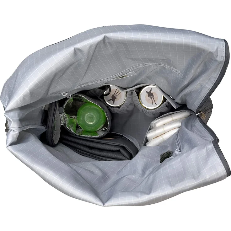 LÄSSIG Wickelrucksack mit Wickelunterlage Anthracite – Bild 4