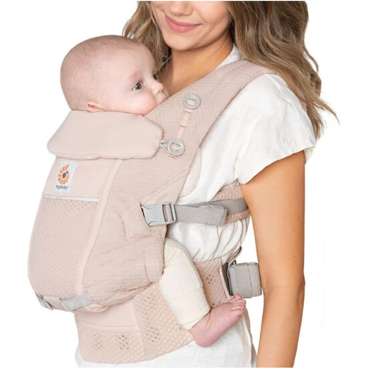 Ergobaby 'Adapt Softflex' Mesh Babytrage Pink Quartz – Bild 3