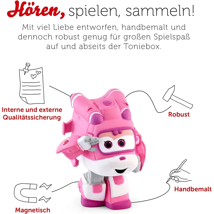 Tonies Super Wings 'Feuer im Wald', Hörfigur mit 58 Minuten Spielzeit, ab 3 Jahren – Bild 3