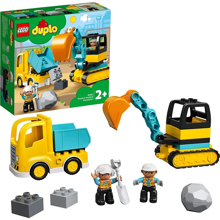 LEGO DUPLO 10931 'Bagger und Laster', 20 Teile, ab 2 Jahren – Bild 1