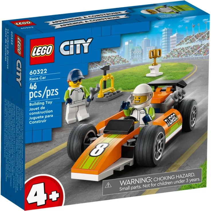 LEGO City 60322 'Rennauto', 46 Teile, ab 4 Jahren – Bild 3