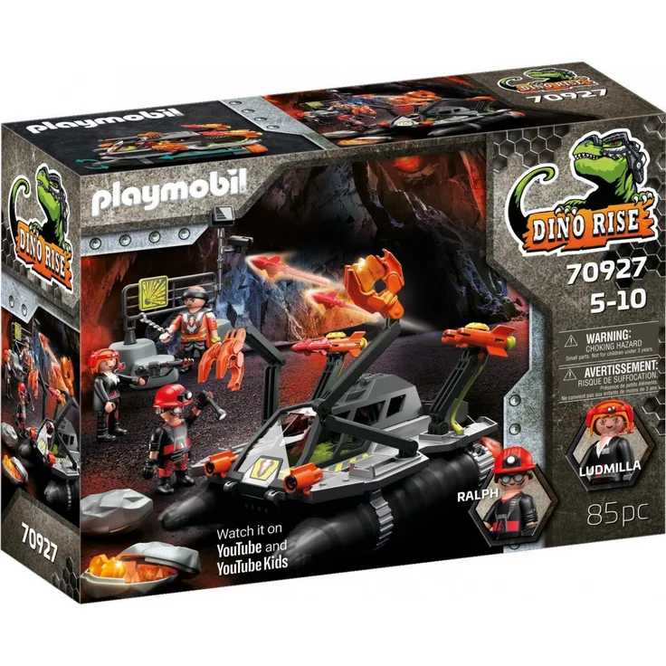 Playmobil Dino Rise 70927 'Comet Corp. Abbruchbohrer', 85 Teile, ab 5 Jahren