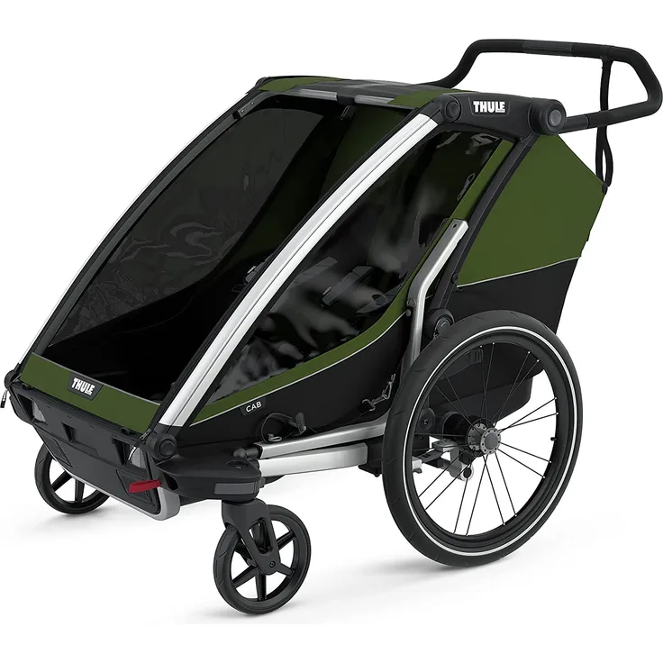 Thule 'Chariot Cab 2' Fahrradanhänger 2021 Cypress Green