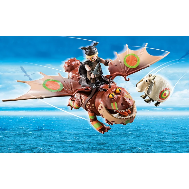 PLAYMOBIL Dragons 70729 'Dragon Racing: Fischbein und Fleischklops' 14 Teile, ab 4 Jahren – Bild 2